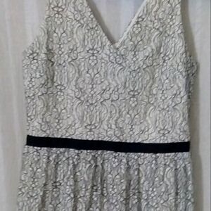 Maurices black over white lace dress 5/6